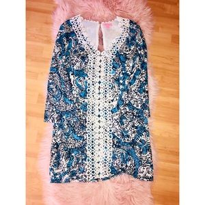 Lilly Pulitzer Blue pattern dress 💎